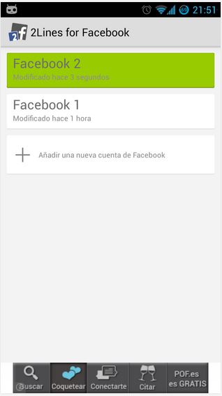 use more than one Facebook account on same device 