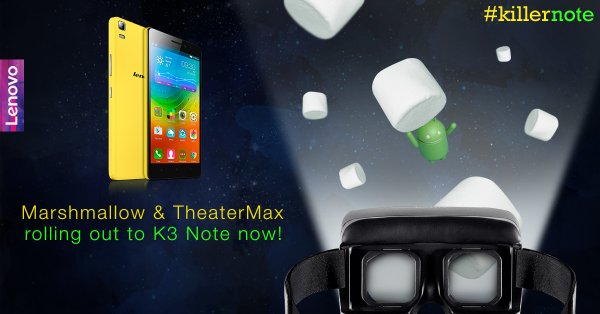 Lenovo K3 Note Android 6.0 Marshmallow update