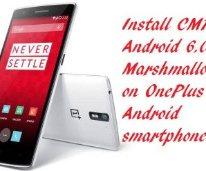 Install-CM13-Android-6.0-Marshmallow-On-OnePlus-One