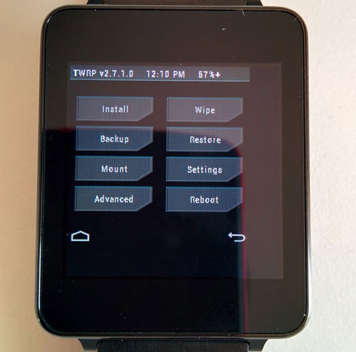 Root LG G Watch and install TWRP Custom Recovery 