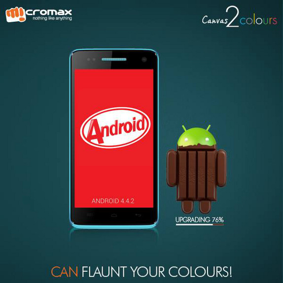 Micromax Canvas 2 colors A120 kitkat