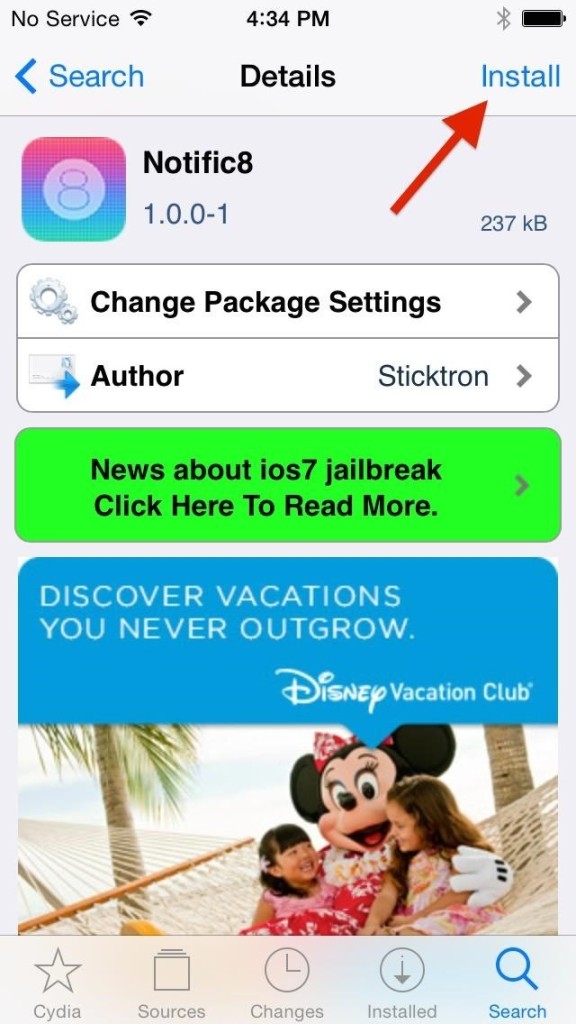  Install iOS 8 Notification Centre on iOS 7 using Notific8