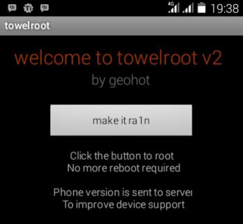 towelroot - Root LG L90