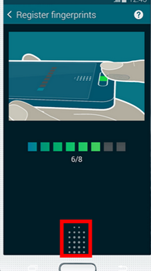 fingerprint scanner galaxy s6
