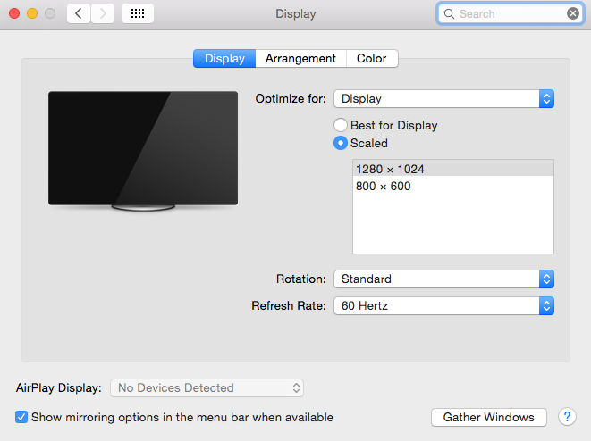 Mac Tips screen resolutions