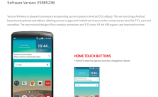 Verizon LG G3 Android 5.0 Lollipop update news